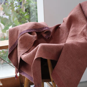 Vintage kantha / V08 Camel  マルチカバー